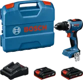 Bosch GSR 18V-65 akku-boremaskinesæt med batterier.